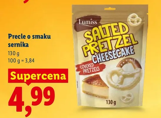 Precelki o smaku sernika promocja w Lidl