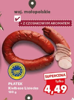 Kiełbasa Lisiecka promocja w Kaufland