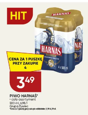Piwo Harnaś promocja w Chata Polska