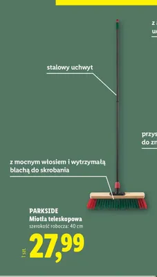 Miotła teleskopowa PARKSIDE promocja w Lidl
