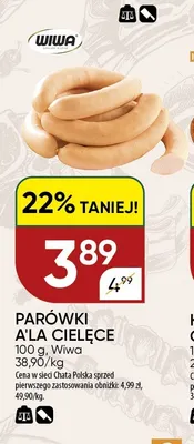 Parówki a'la Cielęce Wiwa promocja w Chata Polska