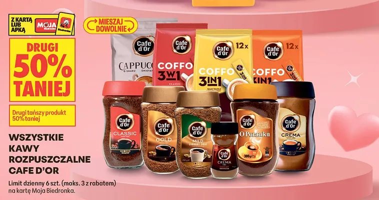 Kawa rozpuszczalna Cafe d'Or promocja w Biedronka
