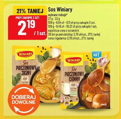 Sos Pieczeniowy Ciemny Winiary promocja w POLOmarket