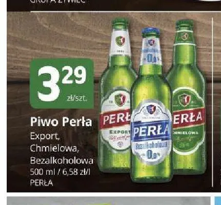 Piwo bezalkoholowe Perła Bezalkoholowa 500 ml promocja w Marketvita