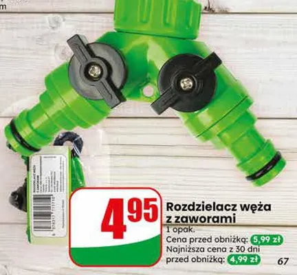 Rozdzielacz węża z zaworami promocja w Dino