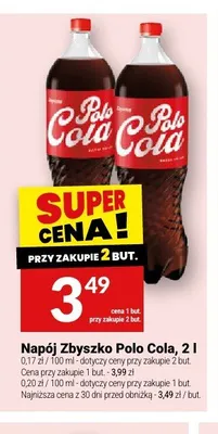 Napój Zbyszko Polo Cola promocja w Twój Market
