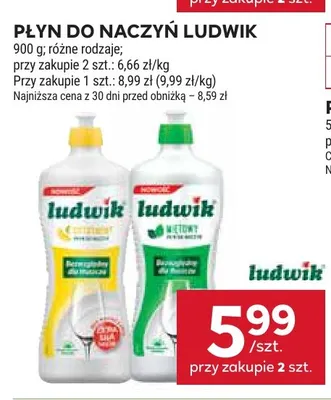 Płyn do naczyń Ludwik promocja w Stokrotka