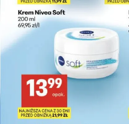 Krem Nivea Soft promocja w Delikatesy Centrum