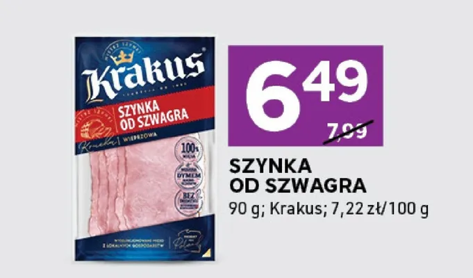 Szynka od szwagra Krakus promocja w Stokrotka