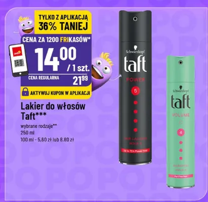 Lakier do włosów Taft Volume promocja w POLOmarket