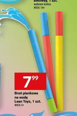 Broń piankowa na wodę Lean Toys promocja w Twój Market