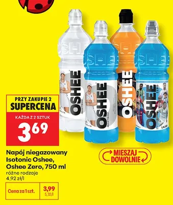 Napój niegazowany Oshee Zero promocja w Biedronka