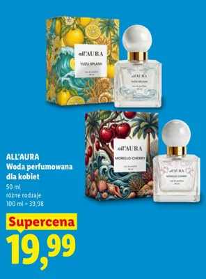 Woda perfumowana dla kobiet All'Aura Morello Cherry promocja w Lidl