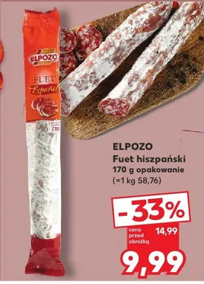 Fuet hiszpański promocja w Kaufland