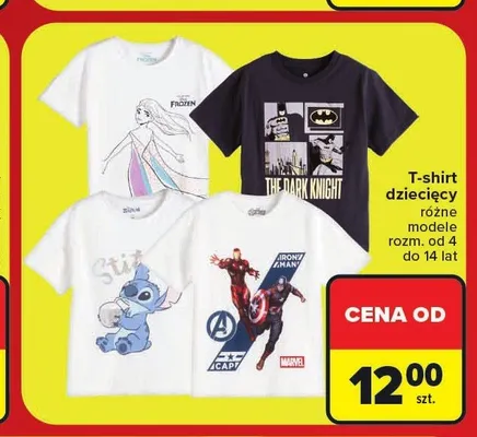 T-shirt dziecięcy TEX promocja w Carrefour