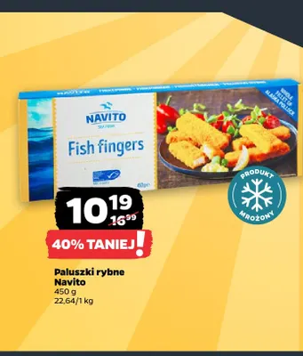 Paluszki rybne Navito promocja w Netto