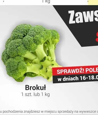 Brokuł promocja w Delikatesy Sezam