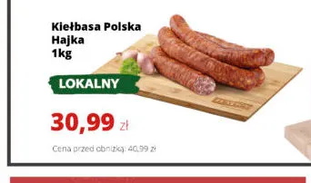 Kiełbasa polska Hajka promocja w Torimpex Toruńska Sieć Sklepów Spożywczych