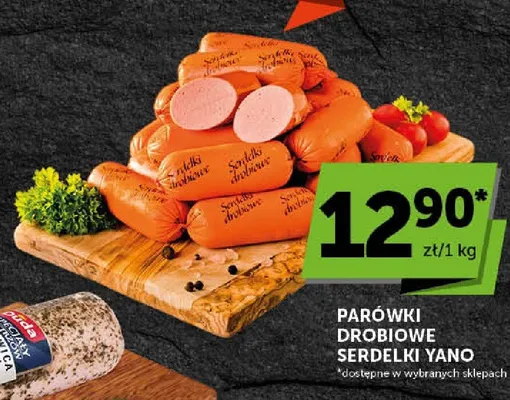 Parówki drobiowe serdelki Yano promocja w Euro Sklep