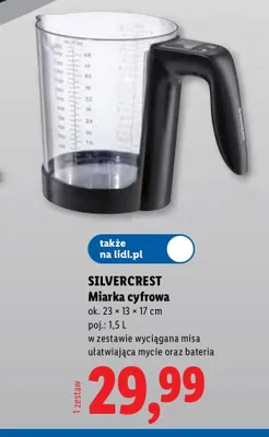 Miarka cyfrowa Silvercrest promocja w Lidl