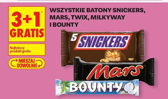 Batony Snickers promocja w Biedronka