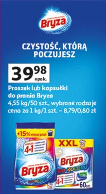 Proszek lub kapsułki do prania promocja w Auchan
