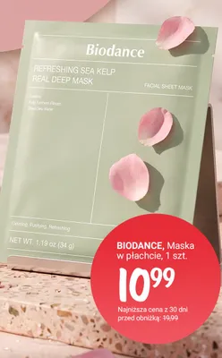Maska w płachcie promocja w Rossmann