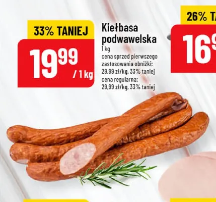 Kiełbasa podwawelska Pekpol promocja w POLOmarket