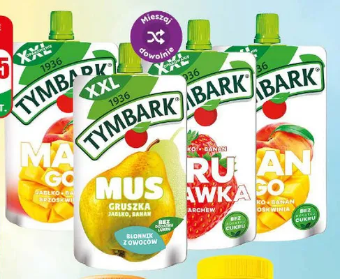 Mus Tymbark Ananas promocja w Dino