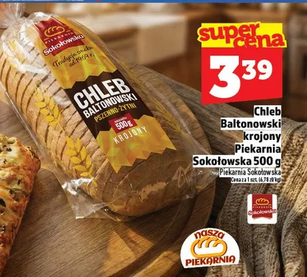 Chleb Bałtonowski krojony promocja w TOPAZ