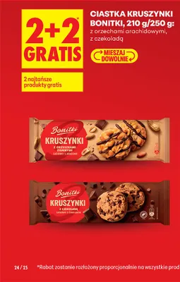 Ciastka Kruszynki 2+2 GRATIS promocja w Biedronka
