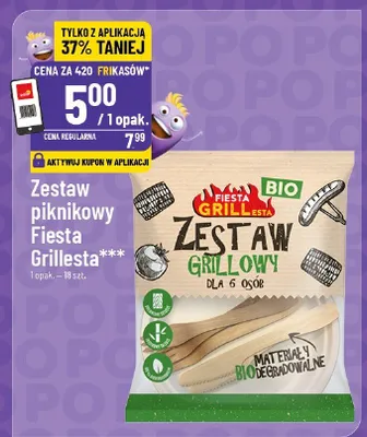 Zestaw piknikowy Fiesta Grillesta promocja w POLOmarket