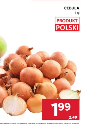 Cebula polska promocja w Stokrotka