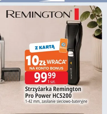 Strzyżarka Remington Pro Power HC5200 promocja w Leclerc