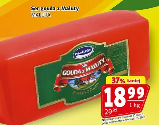 Ser gouda z Maluty promocja w Prim Market
