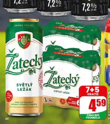 Piwo Žatecký Ležák promocja w Dino