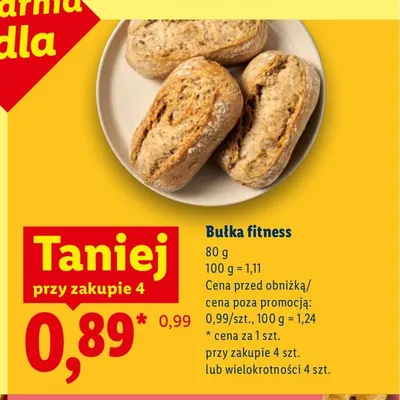 Bułka fitness promocja w Lidl