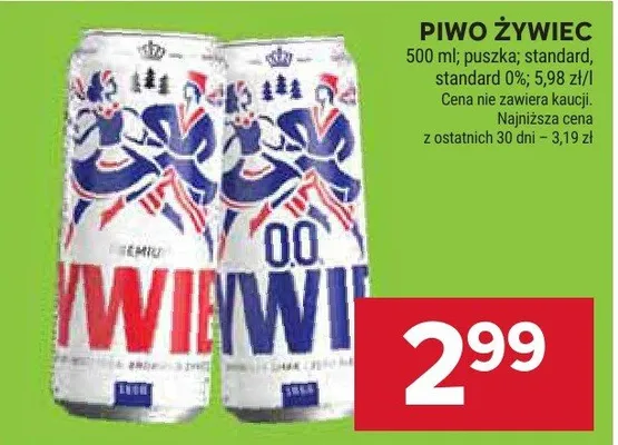Piwo Żywiec jasne pełne promocja w Stokrotka