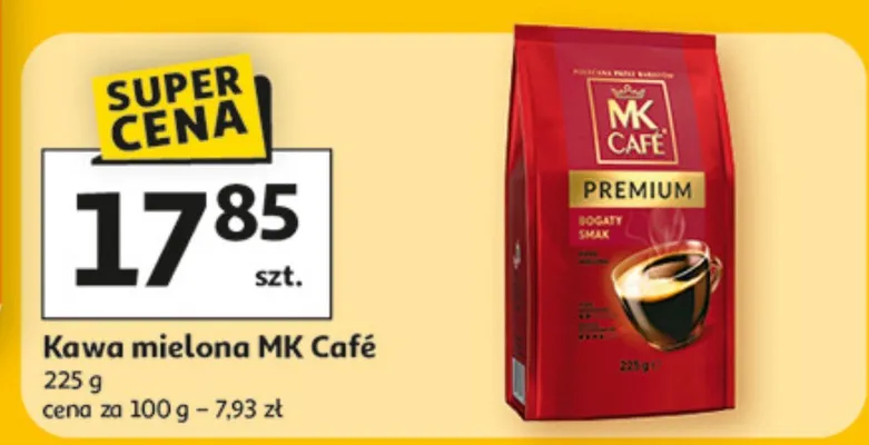 Kawa mielona MK Café Premium promocja w Auchan