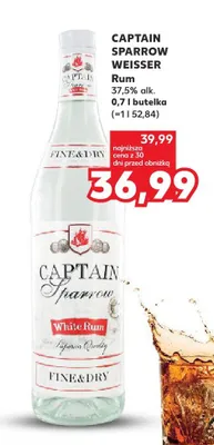 Rum Captain Sparrow Weisser promocja w Kaufland