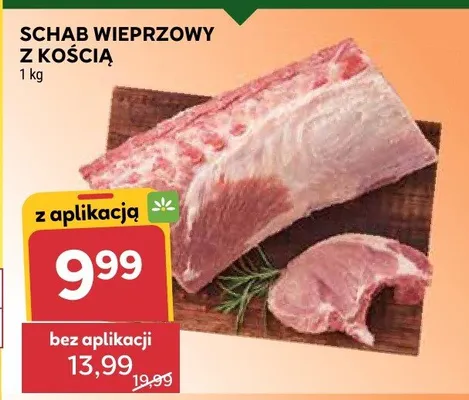 Schab wieprzowy z kością promocja w Stokrotka