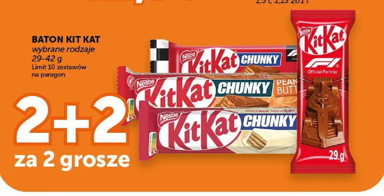 Baton Kit Kat promocja w Groszek