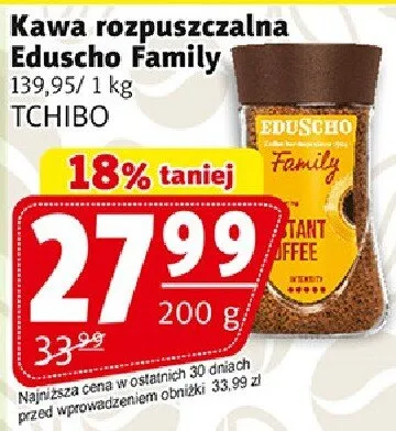 Kawa rozpuszczalna Eduscho Family promocja w Prim Market