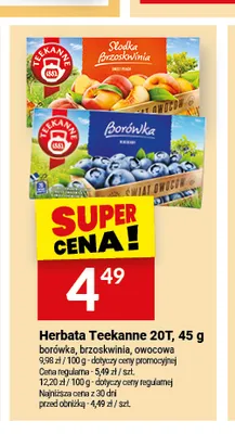Herbata owocowa Teekanne owoce promocja w Twój Market