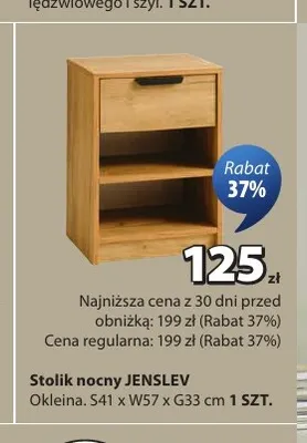 Stolik nocny Jenslev promocja w Jysk
