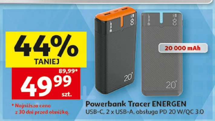 Powerbank Tracer ENERGEN promocja w Auchan