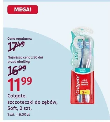 Szczoteczki do zębów Soft promocja w Rossmann