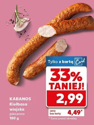 Kiełbasa promocja w Kaufland