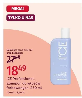 Szampon do włosów promocja w Rossmann