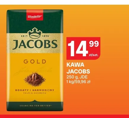Kawa mielona Jacobs Gold promocja w Chorten